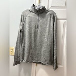 Dunning Golf Men's Size Small Gray Heather Quarter Zip